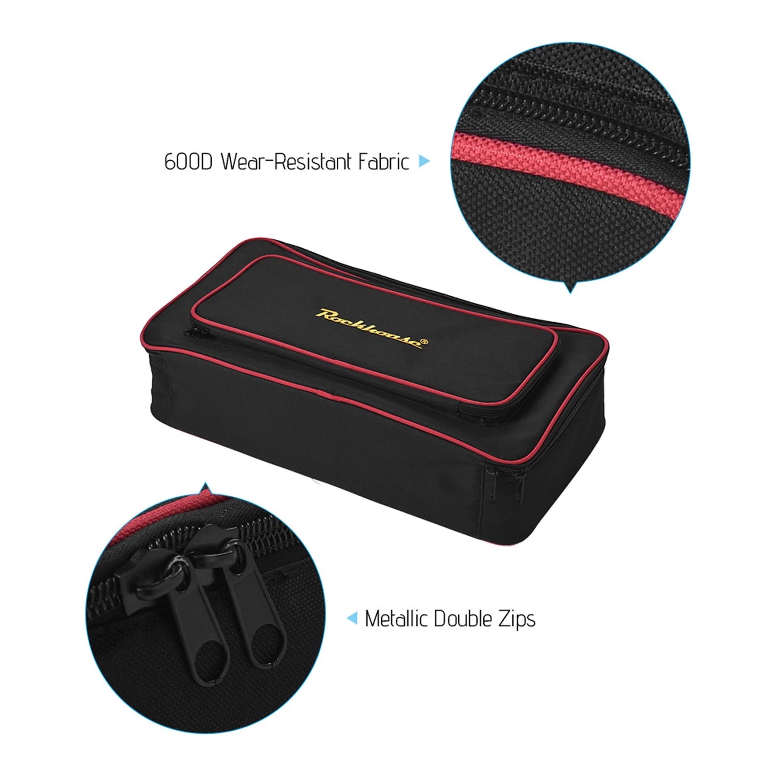 Large Portable Guitar Effect Pedal Board with Carry Bag Z91715