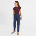 Blue Full Length Pant in Good Wool E45220
