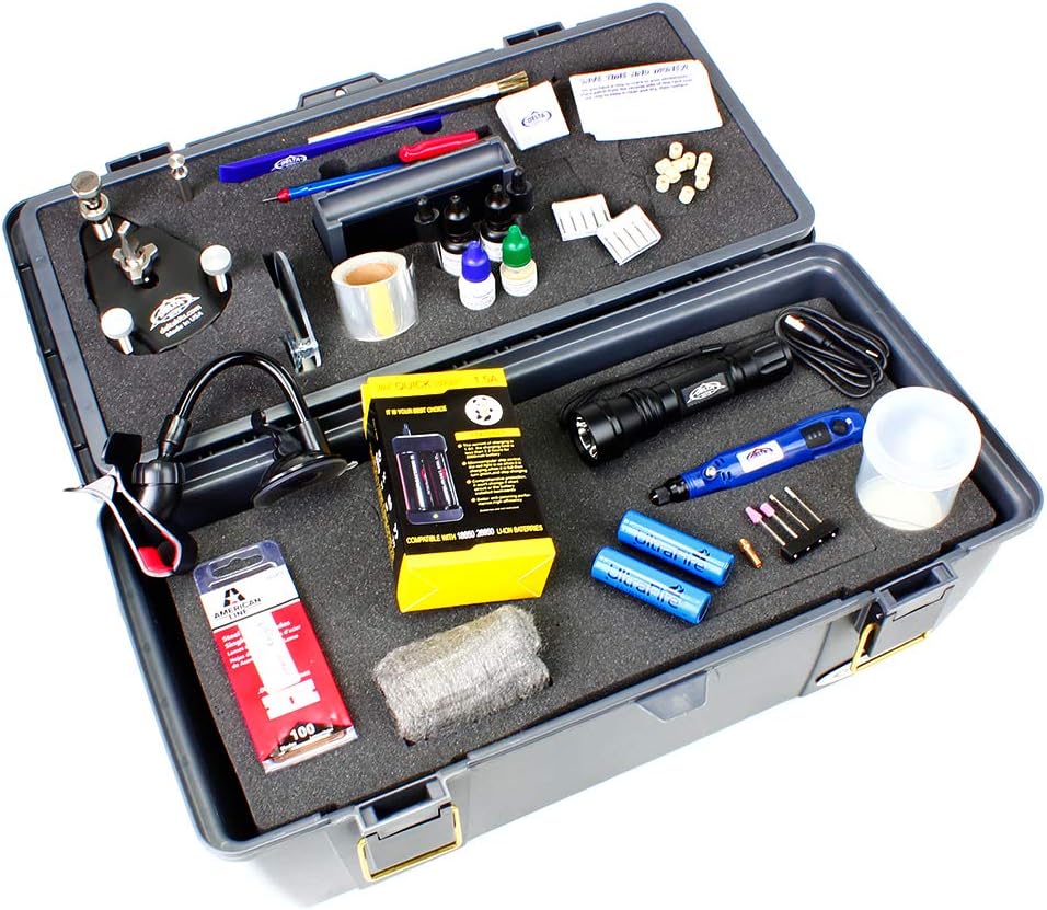 Windshield Repair Kit with Bridge and Stainless Steel Injector F312