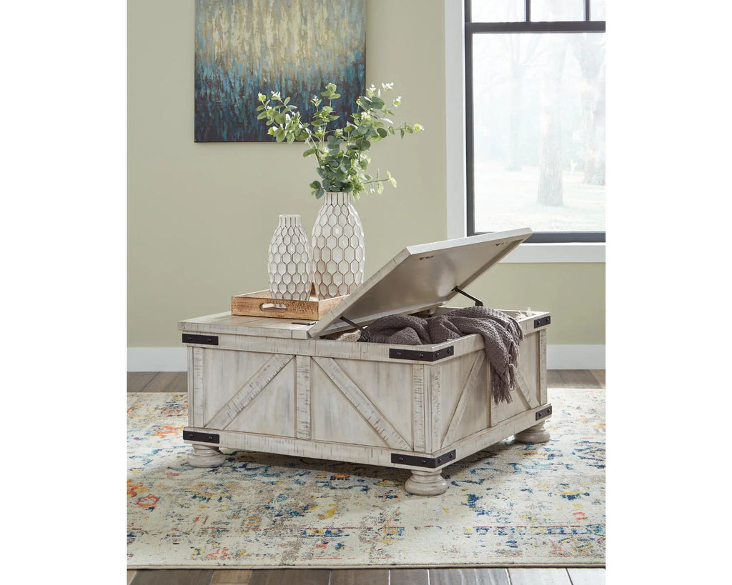 Whitewash Coffee Table P574