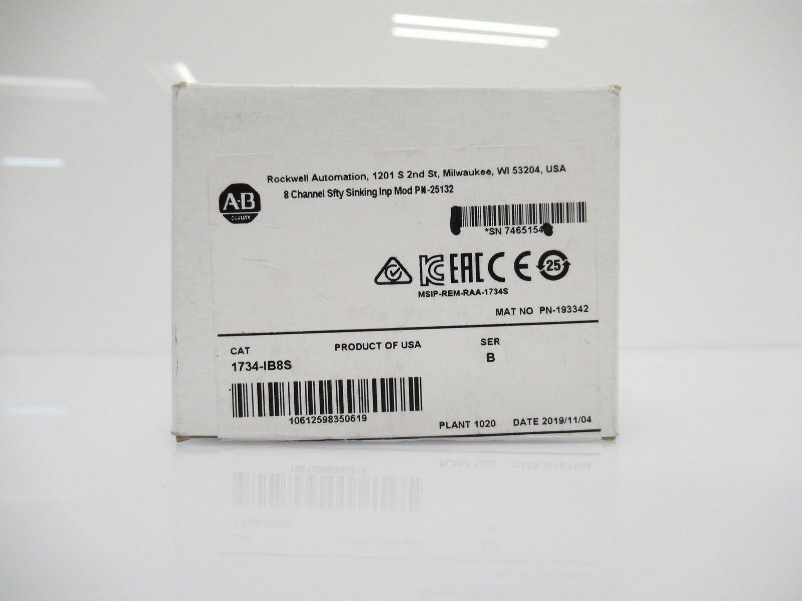 Safety Sinking Input Module 8 Chnl H722