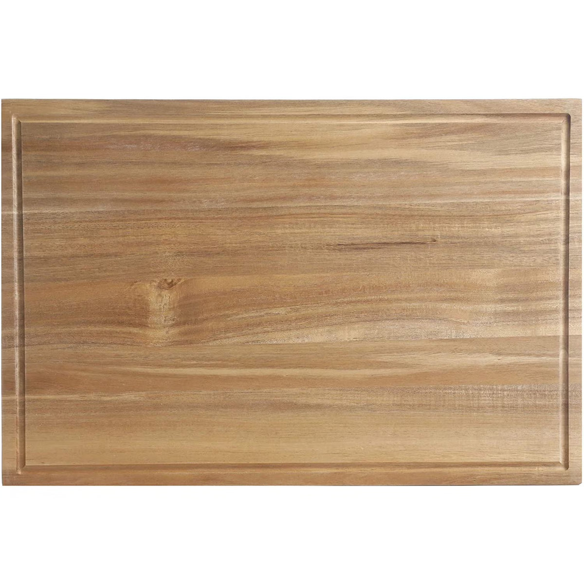 Acacia Wood Cutting Board with Juice Groove U158003