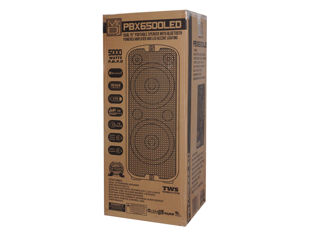 Dual 15” 3-Way Powered PA Loudspeaker C271862