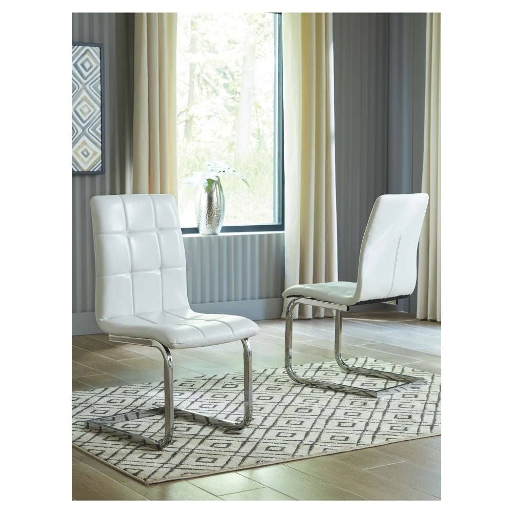 White Dining Uph Side Chair (4 Pack) X2911