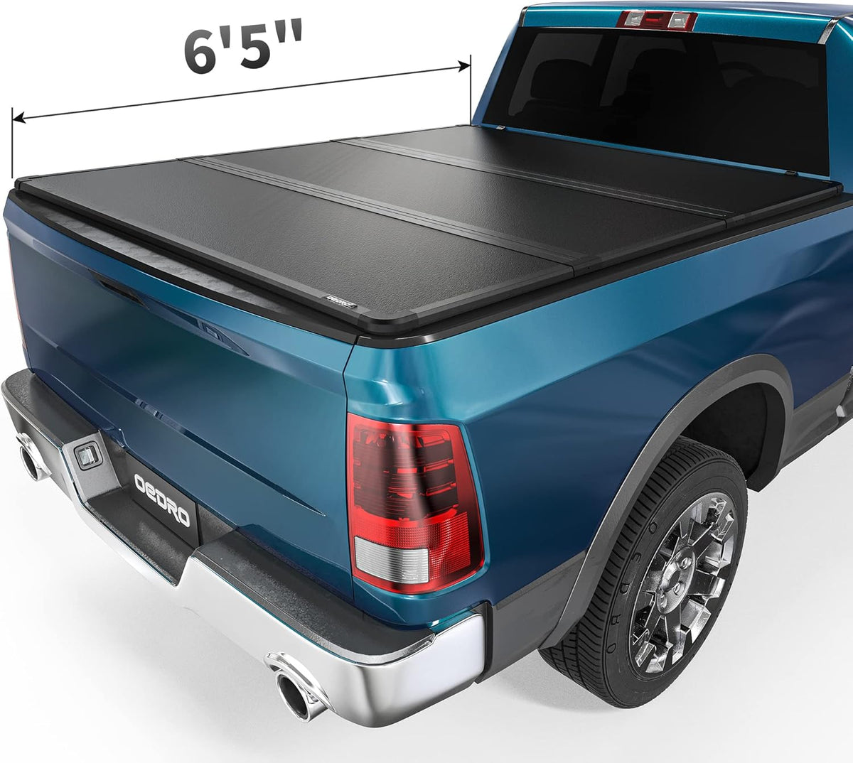 Hard Tri-fold Truck Bed Tonneau Cover for 6.4 ft Bed O353350