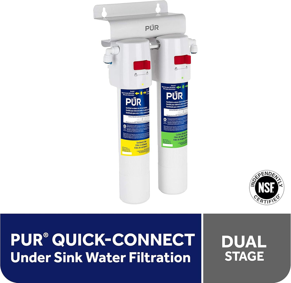 White DualStage H2O Filtration System O1462