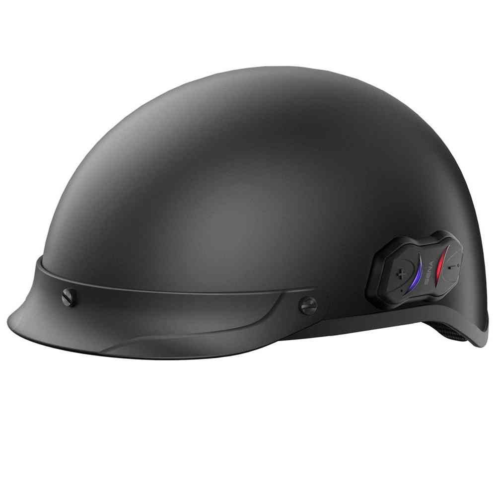 Matte Black Bluetooth Half Helmet C835
