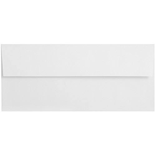 #10 Business Envelopes, 4 1/8 x 9 1/2, Bright White Wove, 1000/Carton Y81083