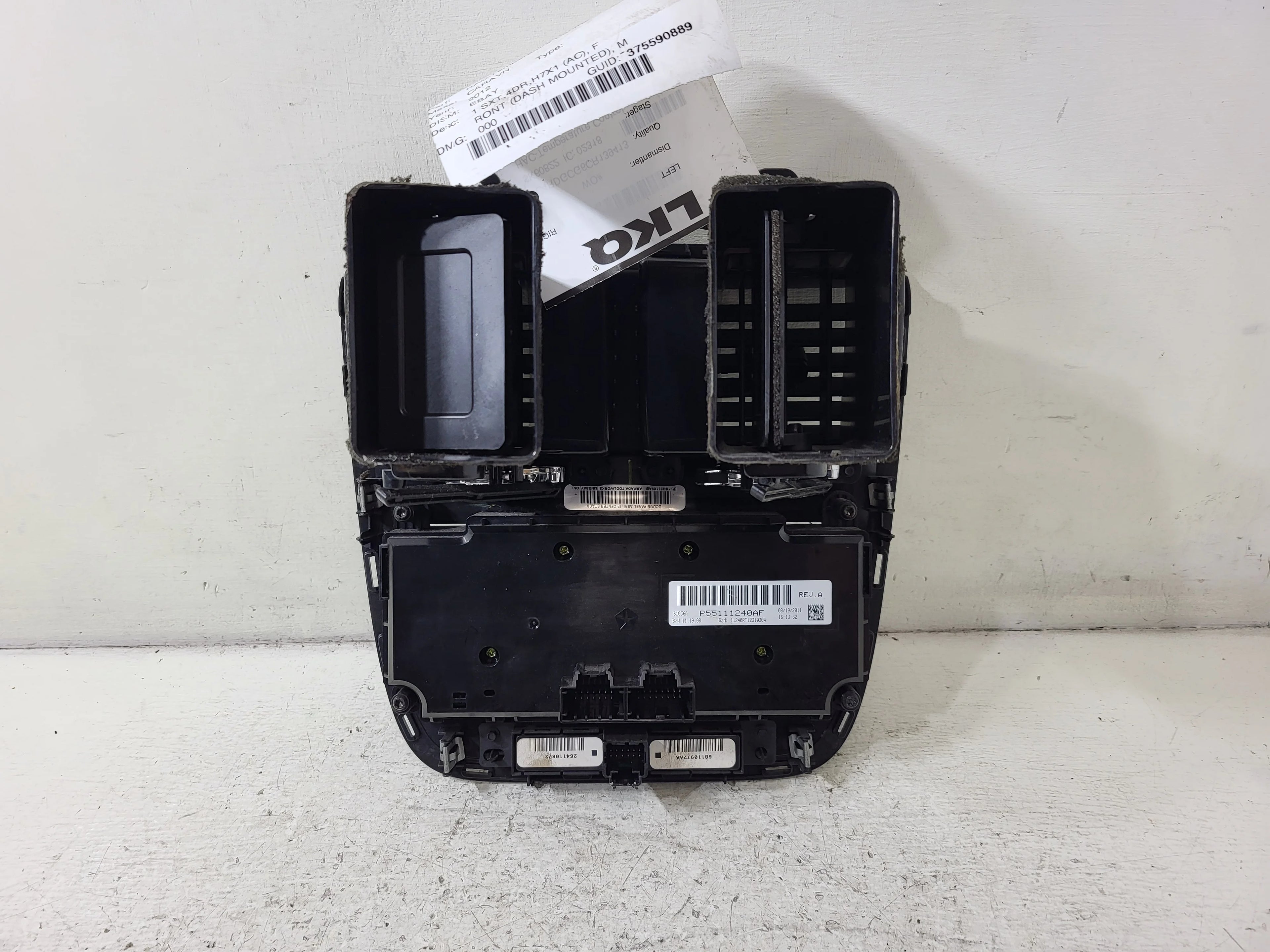 Pre-Owned Dodge Caravan AC Heat Manual Temperature Control Unit Q2478