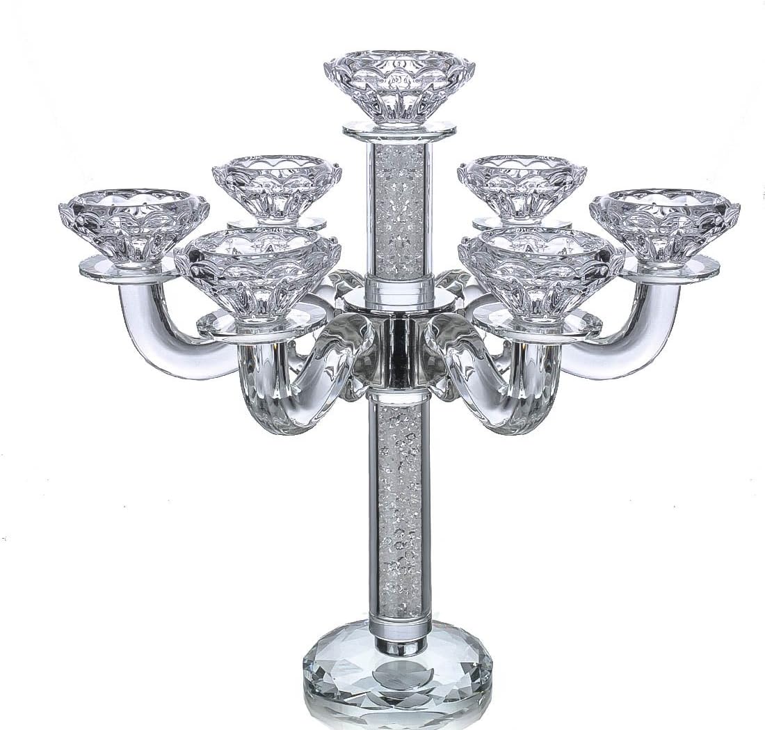 Crystal Candelabra Taper Candle Holder C493