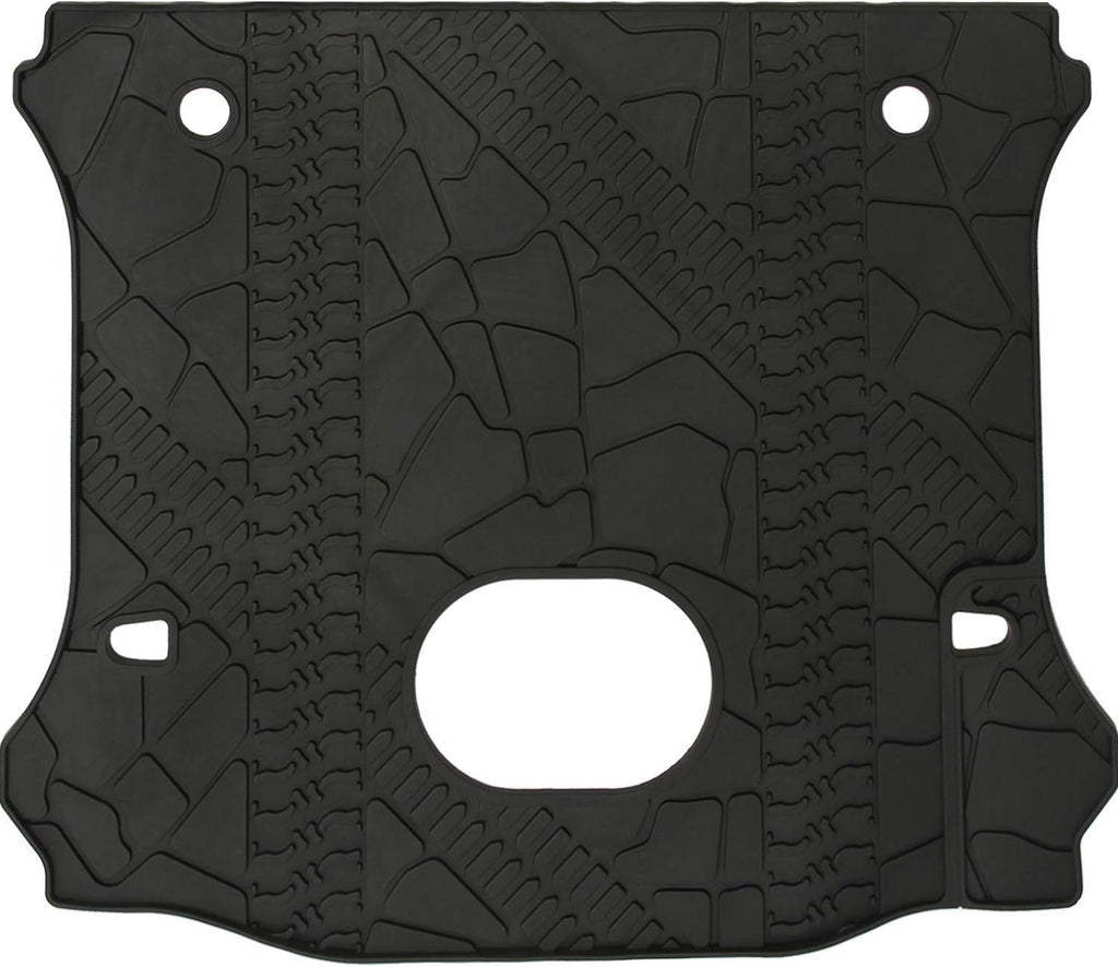 Black TPE Cargo Liner Rear Floor Mat for Jeep Wrangler Unlimited 4 door Z161647