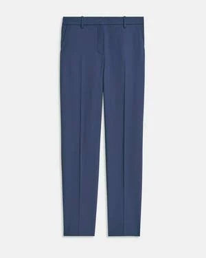 Blue Full Length Pant in Good Wool E45220
