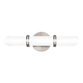 2 Light Bath Bracket, Satin Nickel P415417
