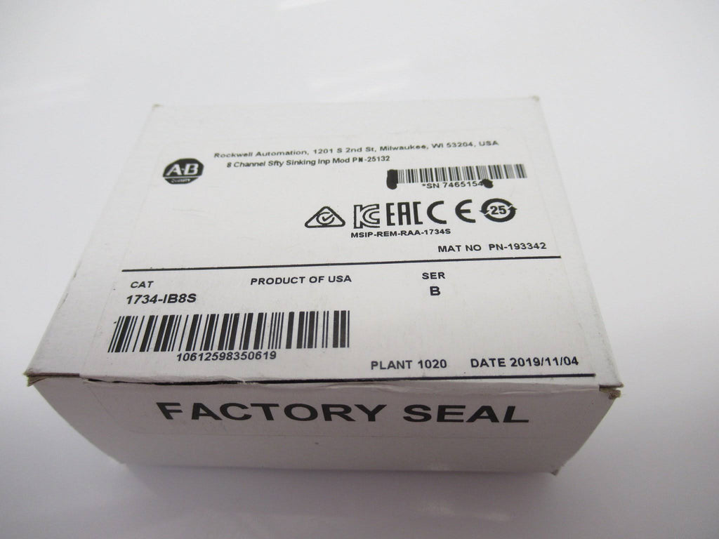 Safety Sinking Input Module 8 Chnl H722