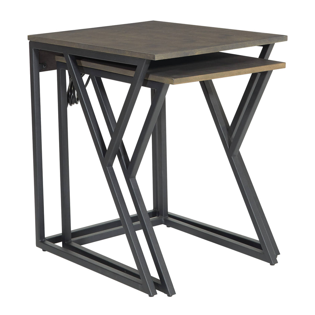 Taupe Grey 2pc Nesting Tables W435641