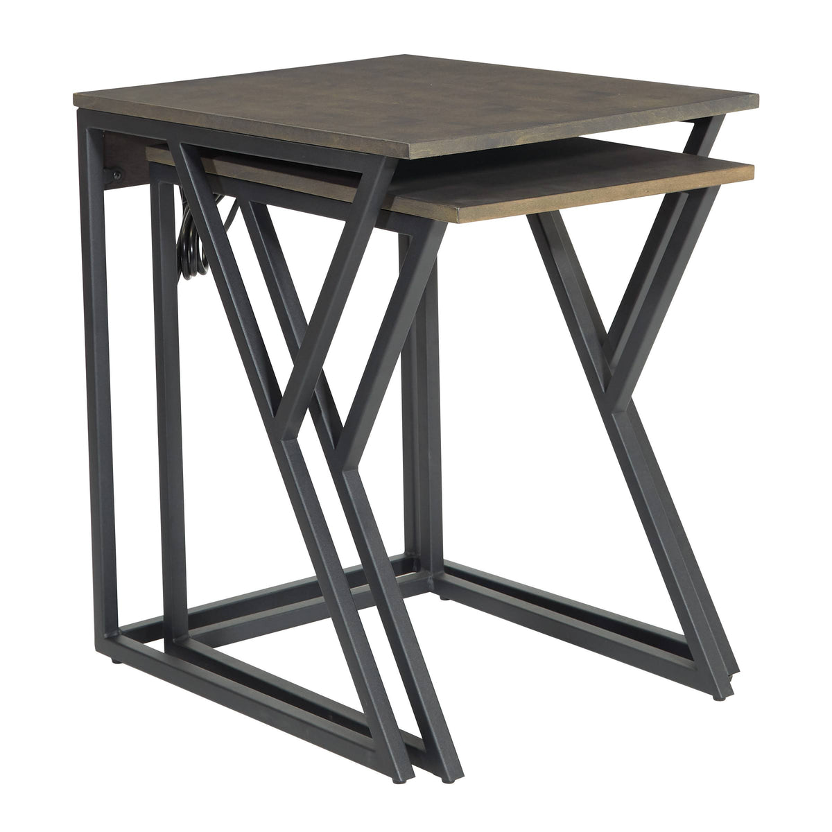 Taupe Grey 2pc Nesting Tables W435641