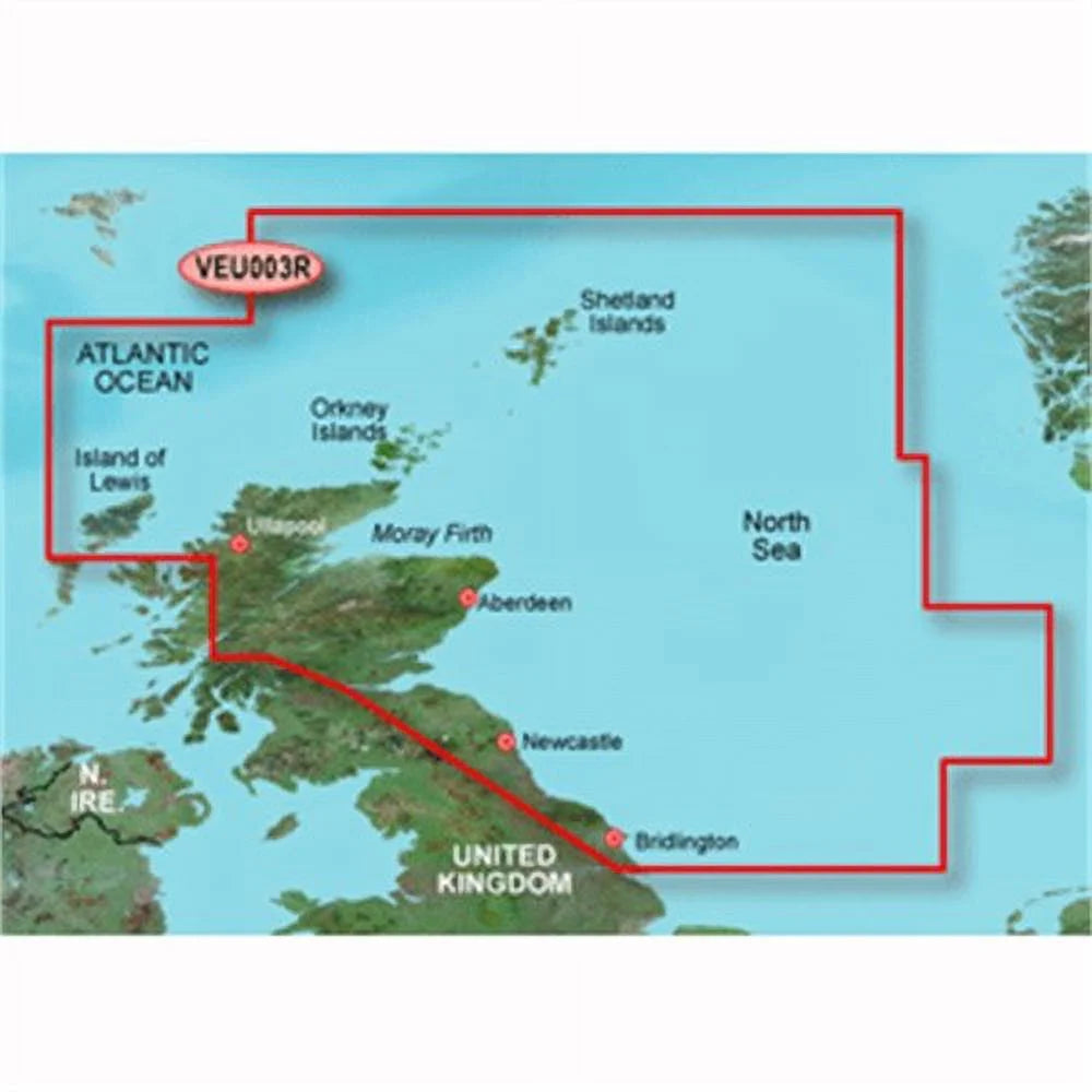 Garmin Great Britain Northeast Coast SD Card Y570962
