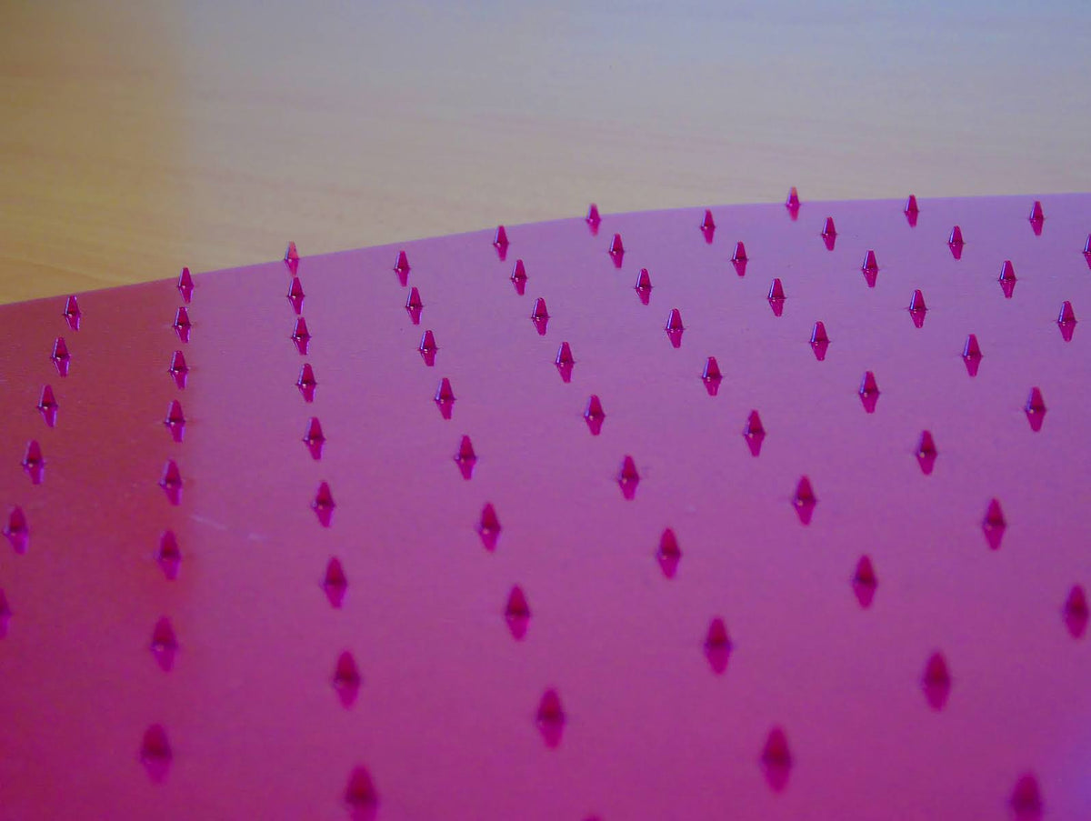Pink Polycarbonate Chair Mat U686