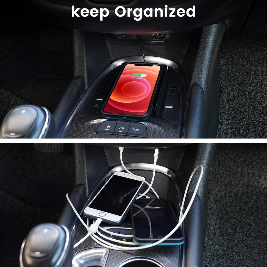 Wireless Charger with USB Port for Chevy Malibu 2016-2022 Pack of 2 X78451