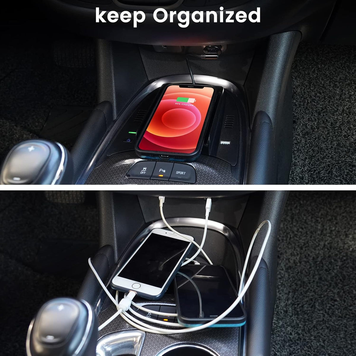Wireless Charger with USB Port for Chevy Malibu 2016-2022 Pack of 2 X78451