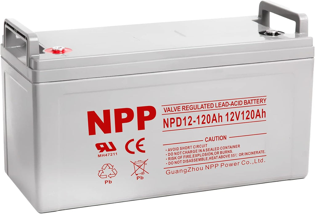 12V 120Ah AGM Deep Cycle Sealed Lead Acid Rechargeable Battery J37043