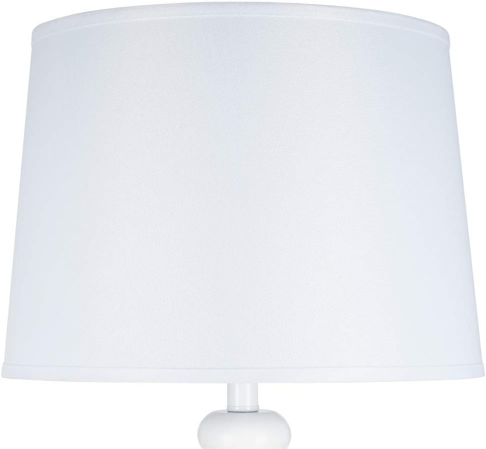 Glossy White Wood-Look Floor Lamp G633171