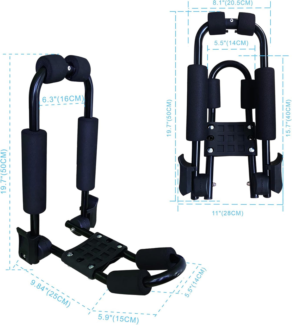 J-Style Foldable Kayak Roof Rack Pack of 2 I221
