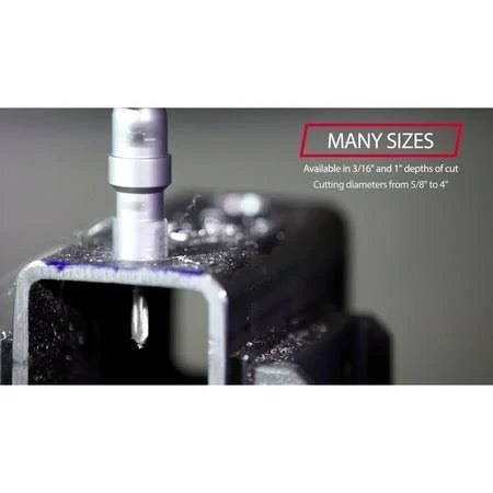 Carbide Tipped Hole Cutter, 3-11/16x22, 1x22 Depth of Cut B519