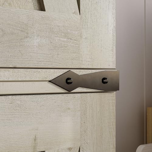 9 Shelves 4 Barn Doors Kitchen Pantry Cabinet Q8317