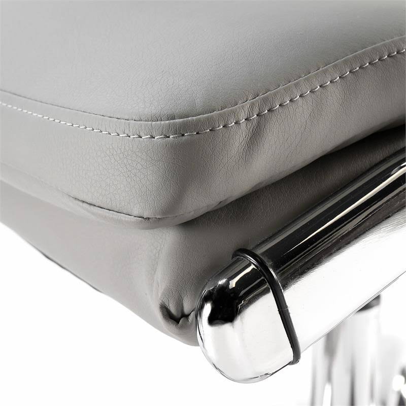 Light Gray High Back Leather Executive Office Chair N801543