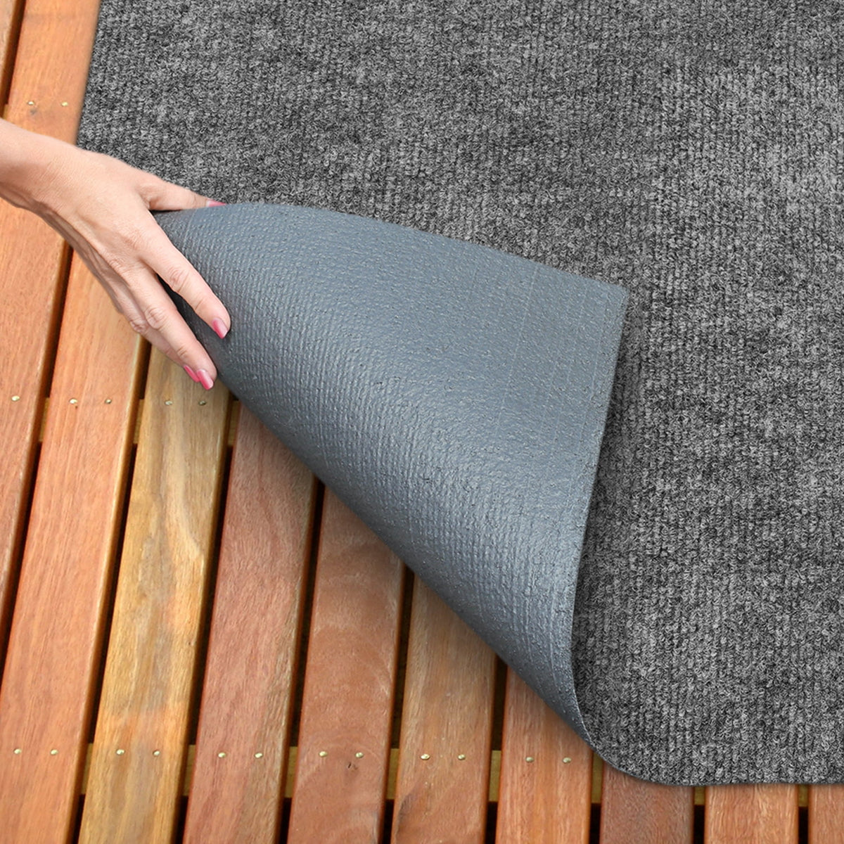 Gray Rubber Marine Backing Carpet Flooring G296