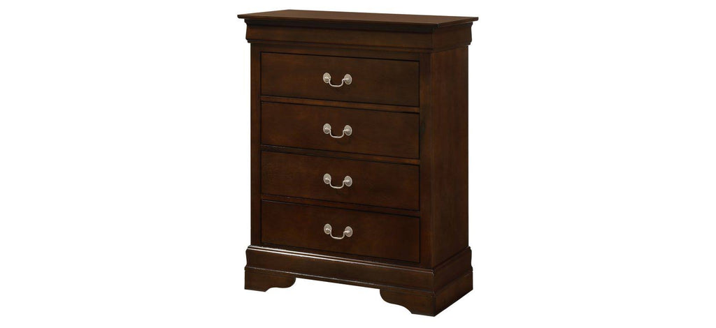 Cappuccino 4 Drawer Chest T5954