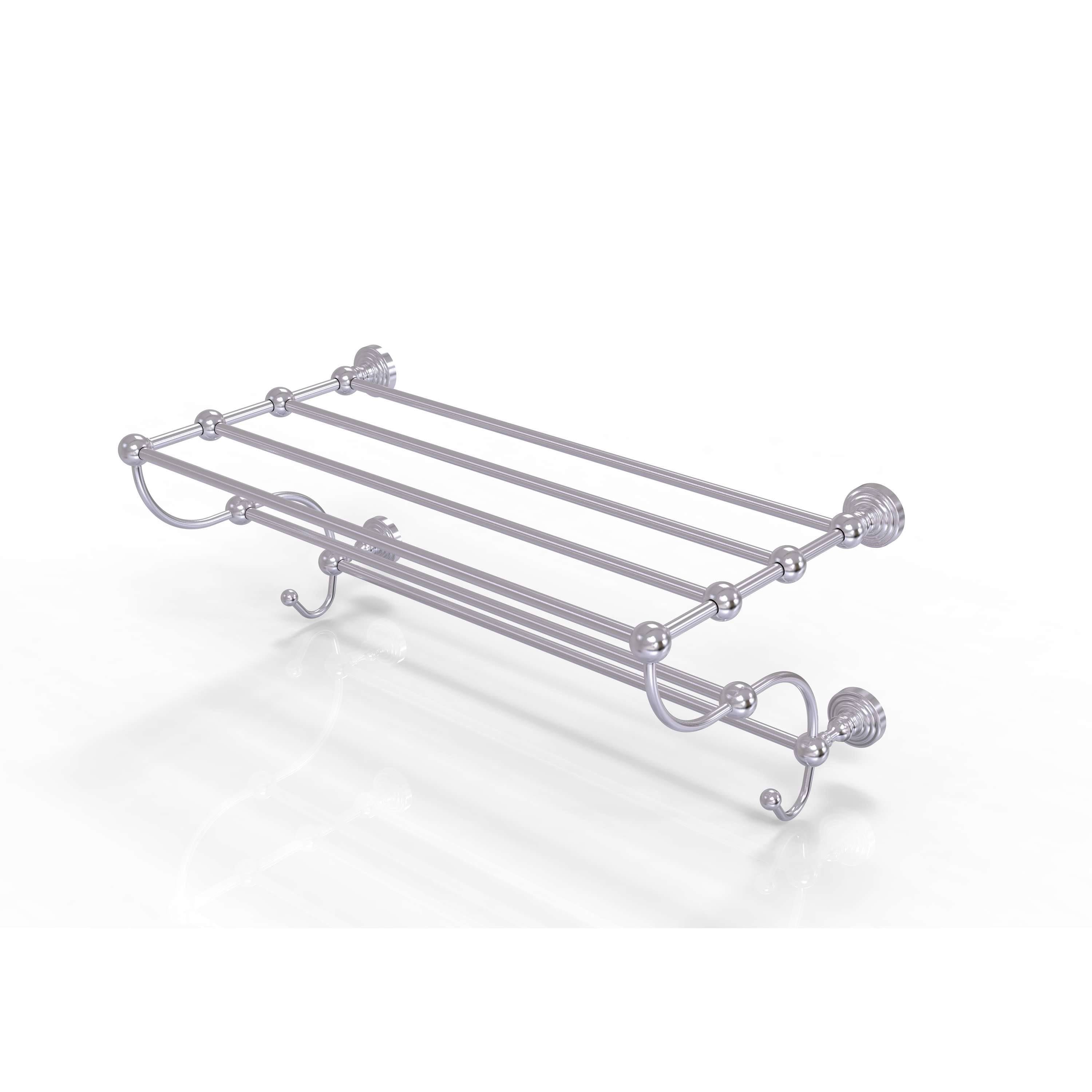Satin Chrome Train Rack Towel Shelf Q33925
