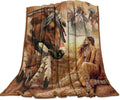 80''x60'' Fleece Sherpa Throw Blanket L602