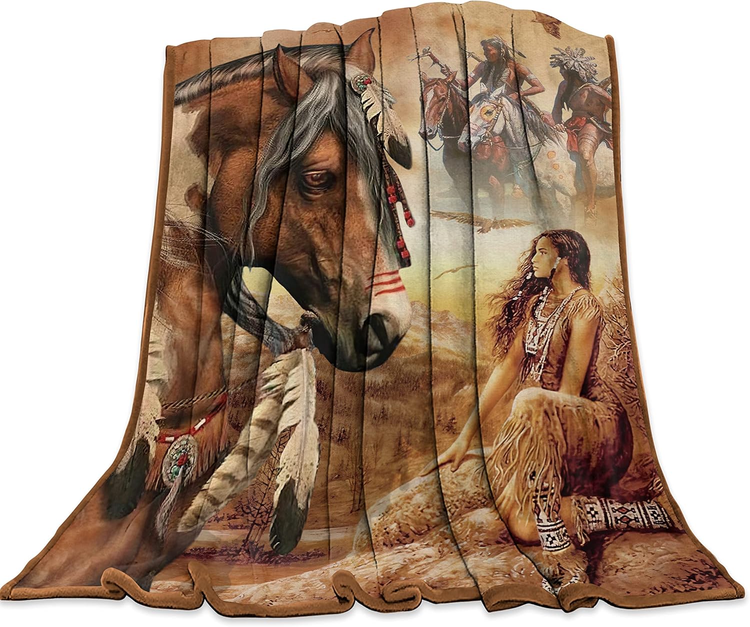 80''x60'' Fleece Sherpa Throw Blanket L602