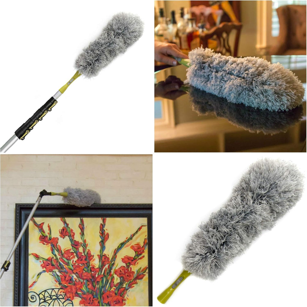 Microfiber Feather Duster with Telescopic Pole T512329
