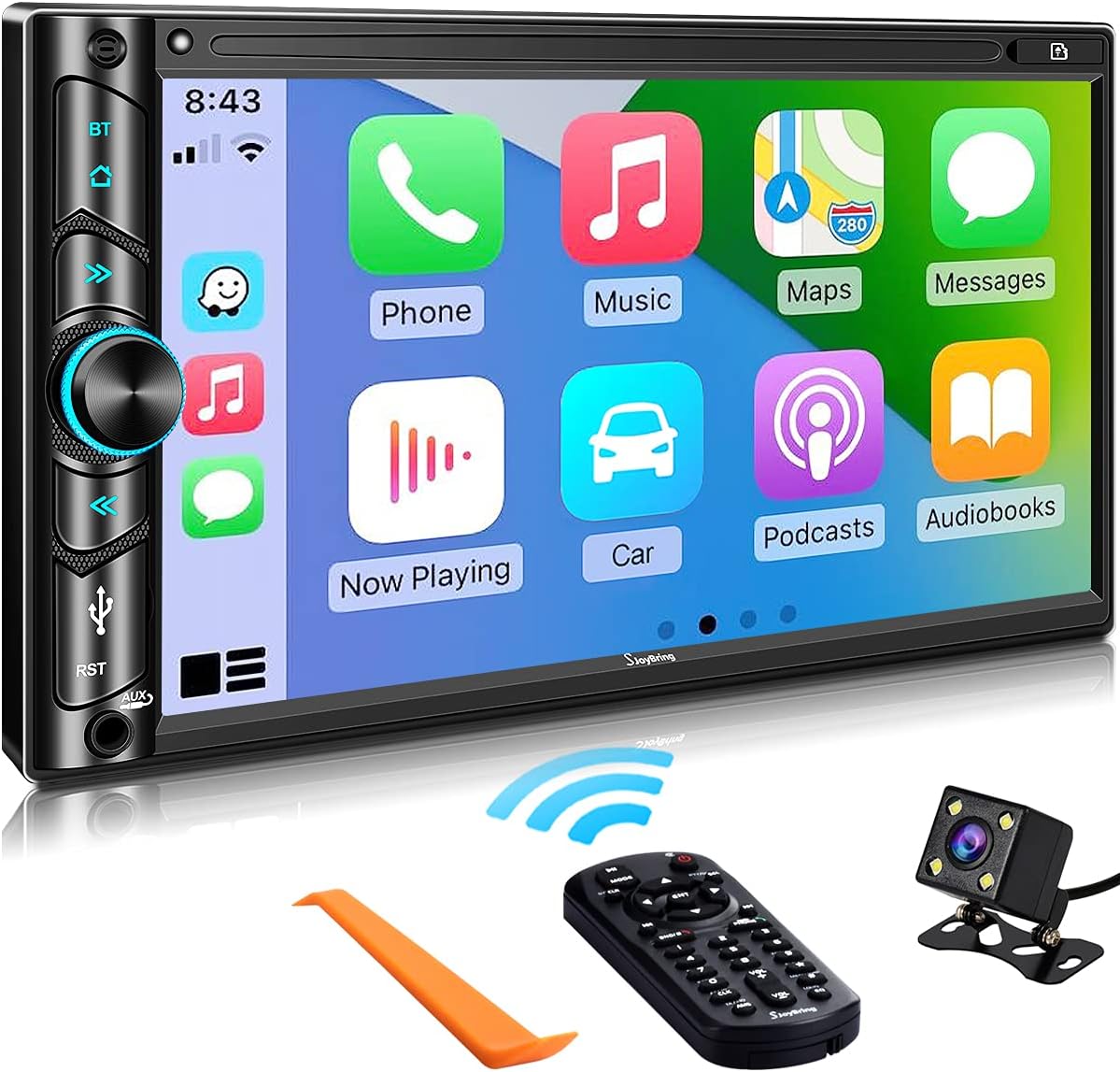 7" Capacitive Touchscreen Car Stereo with Bluetooth 5.0 L651