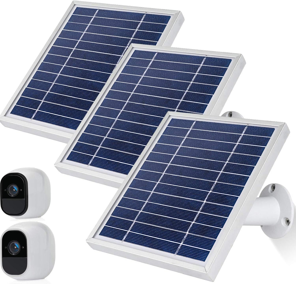 Solar Panel 3 Pack with 11.8feet Power Cable and Adjustable Mount R3963