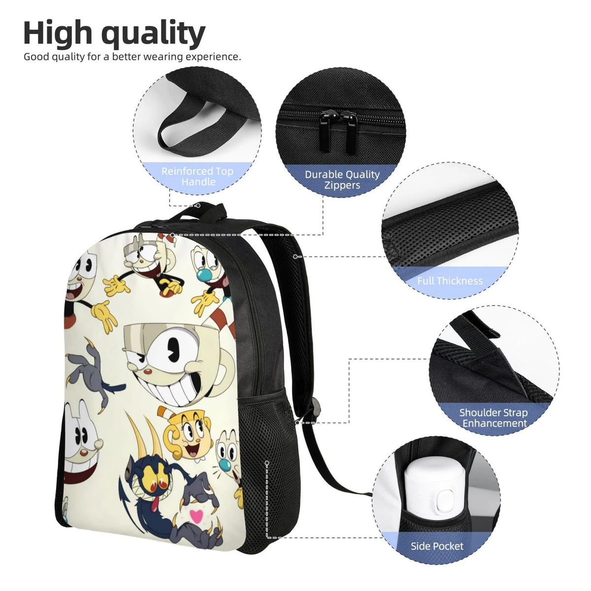 Lightweight Unisex Daypack Backpack M4372