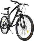 Fat Tire Mountain Bike with 26 inch Wheels, 21 Speed, High Carbon Steel Frame, Double Disc Brake B6651