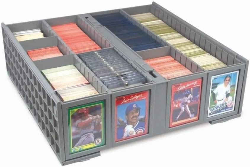 Gray Collectible Card Bin W38455