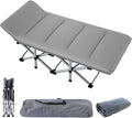 Camping Cot with Carry Bag, Noble Gray L9333