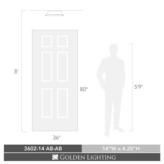 Matte Black Flush Mount E796