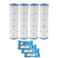 4 Pack Cartridge Filter with 3X Filter Washes A946234