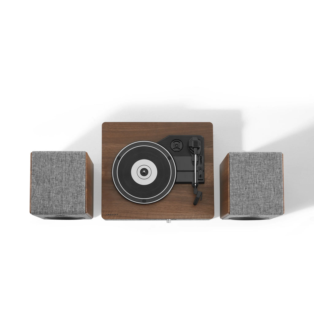 Vinyl Record Player with Speakers with Wireless Bluetooth and FM Radio J106