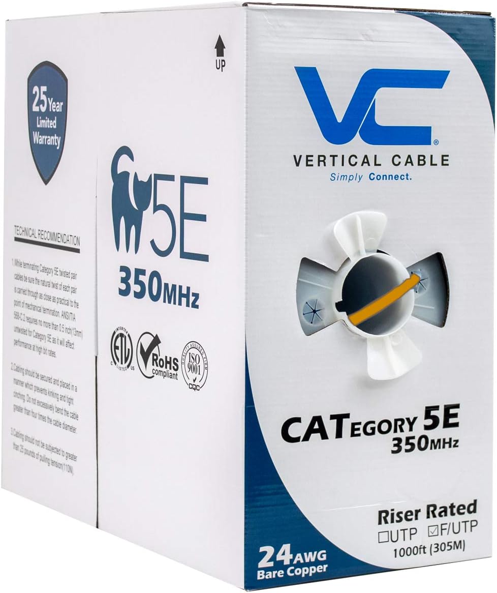 Green Shielded 24AWG Solid Bare Copper Bulk Ethernet Cable G457665