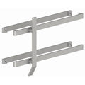 Flat Bar Door Pull and Push Set with Type 4 Fasteners, Satin Stainless Steel P617922