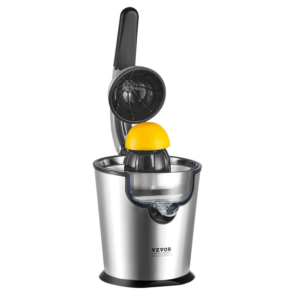 Electric Citrus Juicer with Two Size Juicing Cones, 300W Stainless Steel V931