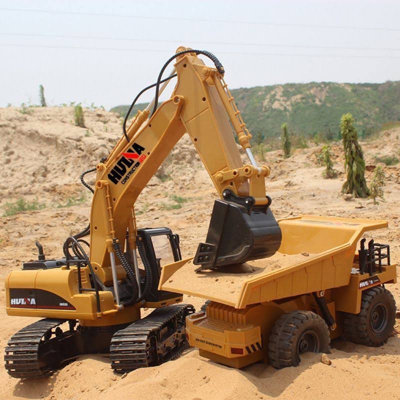 15 Channel 2.4G RC Construction Excavator Truck A47738