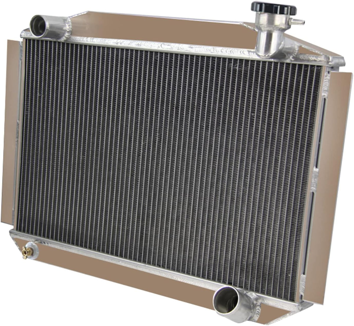 3 ROW ALUMINUM RADIATOR FOR 1955-1960 CHEVY CORVETTE C1 3.8 L6 4.3 4.6 V8 MANUAL M72486